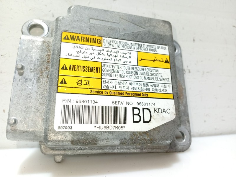Recambio de centralita airbag para chevrolet matiz referencia OEM IAM 96801134 96801174 HU6BD7R05