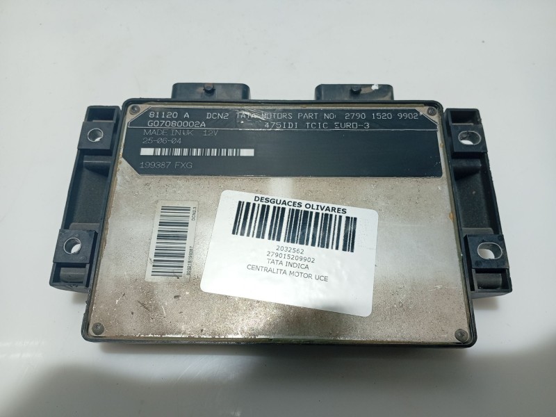 Recambio de centralita motor uce para tata indica referencia OEM IAM 279015209902 G07080002A 81120A