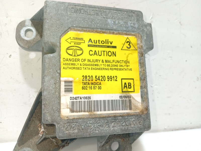 Recambio de centralita airbag para tata indica referencia OEM IAM 282054209912 D242TA10626 602168700