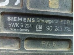 Recambio de centralita motor uce para opel kadett e cup lim.   |   06.86 - ... | 1986 | 82 cv / 60 kw referencia OEM IAM 5WK6204 2