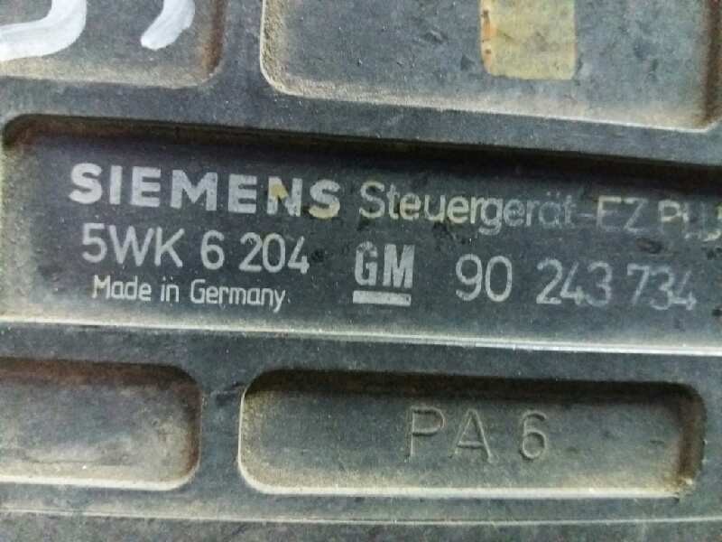 Recambio de centralita motor uce para opel kadett e cup lim.   |   06.86 - ... | 1986 | 82 cv / 60 kw referencia OEM IAM 5WK6204 Recambio de centralita motor uce para opel kadett e cup lim.   |   06.86 - ... | 1986 | 82 cv / 60 kw referencia OEM IAM 5WK6204