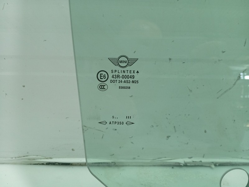 Recambio de luna delantera derecha para mini mini (r50, r53) one referencia OEM IAM 51337130910  