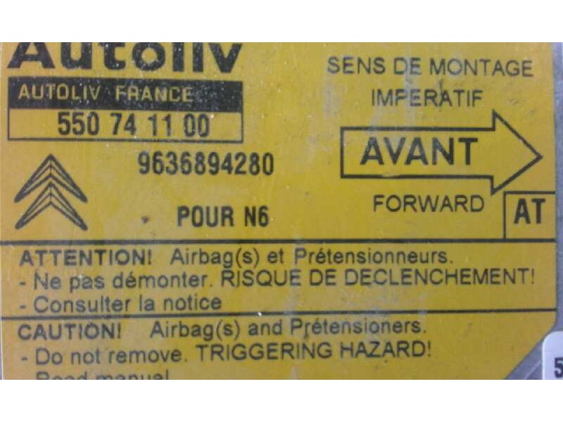Recambio de centralita airbag para citroen xsara berlina 1.9 diesel   |   0.97 - ... | 1997 | 69 cv / 51 kw referencia OEM IAM   Recambio de centralita airbag para citroen xsara berlina 1.9 diesel   |   0.97 - ... | 1997 | 69 cv / 51 kw referencia OEM IAM