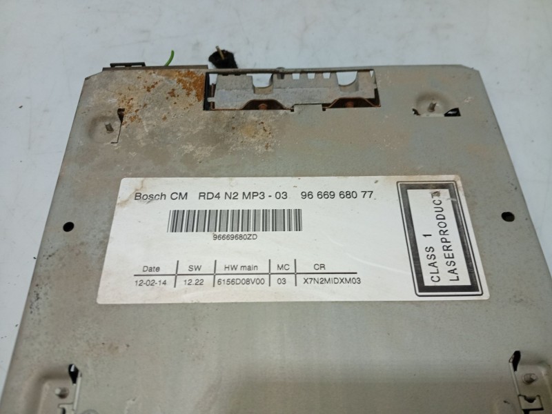 Recambio de sistema audio / radio cd para citroën c5 berlina exclusive referencia OEM IAM 9666968077  