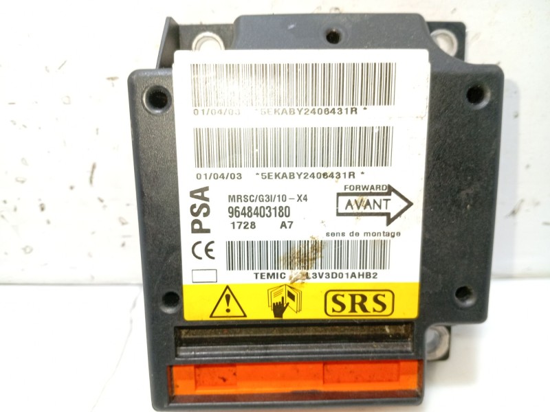Recambio de centralita airbag para citroën c5 i (dc_) 2.0 hdi referencia OEM IAM   9648403180