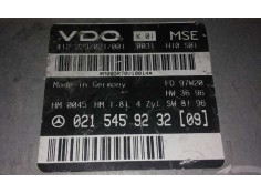 Recambio de centralita motor uce para mercedes clase c (w202) berlina 1.8 16v cat   |   0.93 - ... | 1993 | 122 cv / 90 kw refer 2