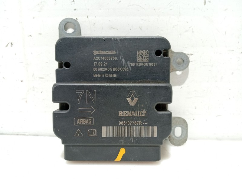 Recambio de centralita airbag para dacia sandero ii 1.5 dci referencia OEM IAM 985102787R  A2C14003700