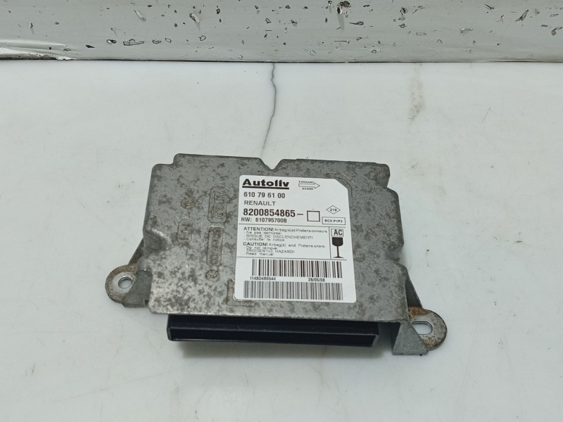 Recambio de centralita airbag para renault clio iii business referencia OEM IAM 8200854865 610796100 