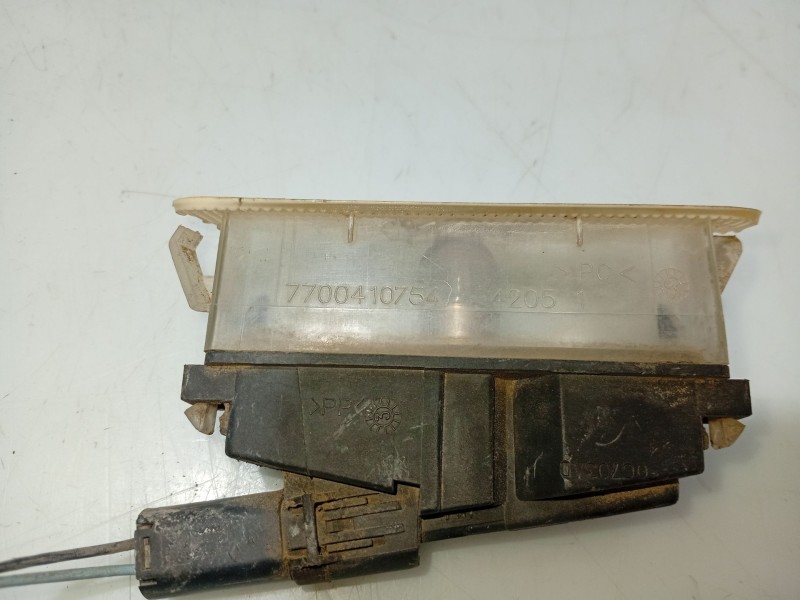 Recambio de piloto matricula para renault clio iii business referencia OEM IAM 7700410754  