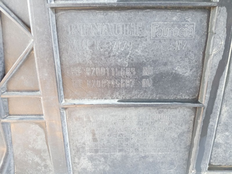 Recambio de cubrecarter para renault megane scenic rxe 1.6 16v referencia OEM IAM 8200368372  