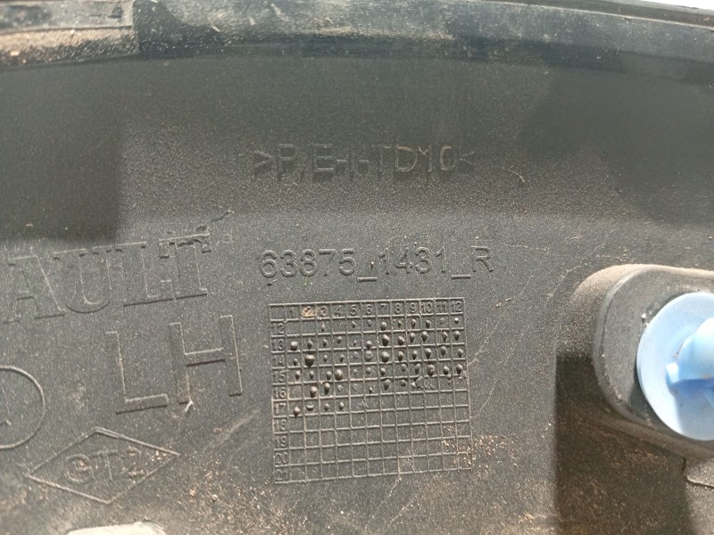 Recambio de aletin delantero izquierdo para dacia sandero ii 1.5 dci referencia OEM IAM 638751431R  