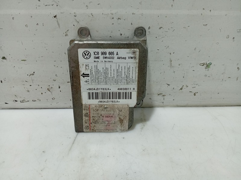 Recambio de centralita airbag para volkswagen golf iv (1j1) 1.6 referencia OEM IAM 1C0909605A  5WK43122