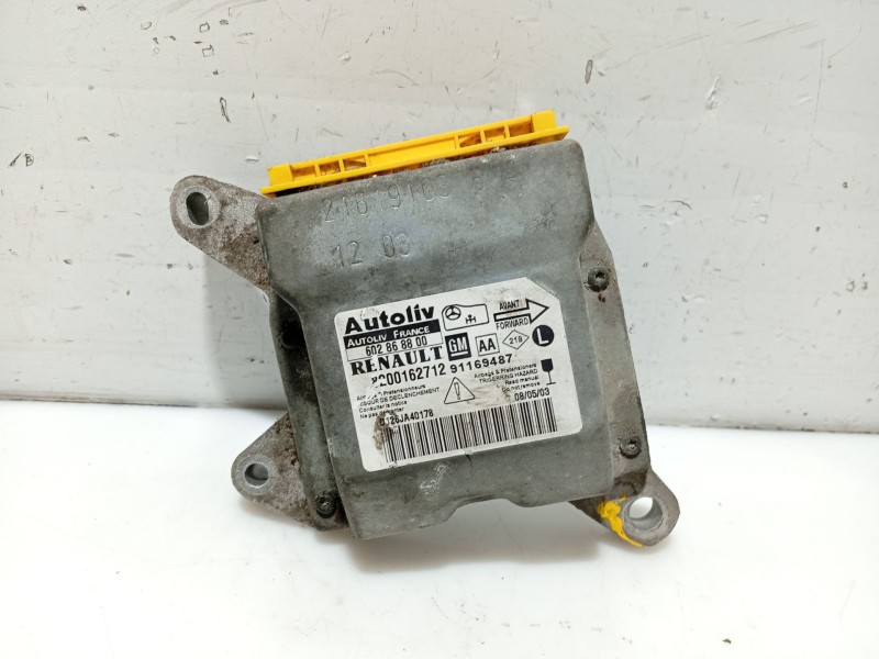 Recambio de centralita airbag para nissan primastar autobús (x83) dci 80 referencia OEM IAM 8200162712 91169487 602868800