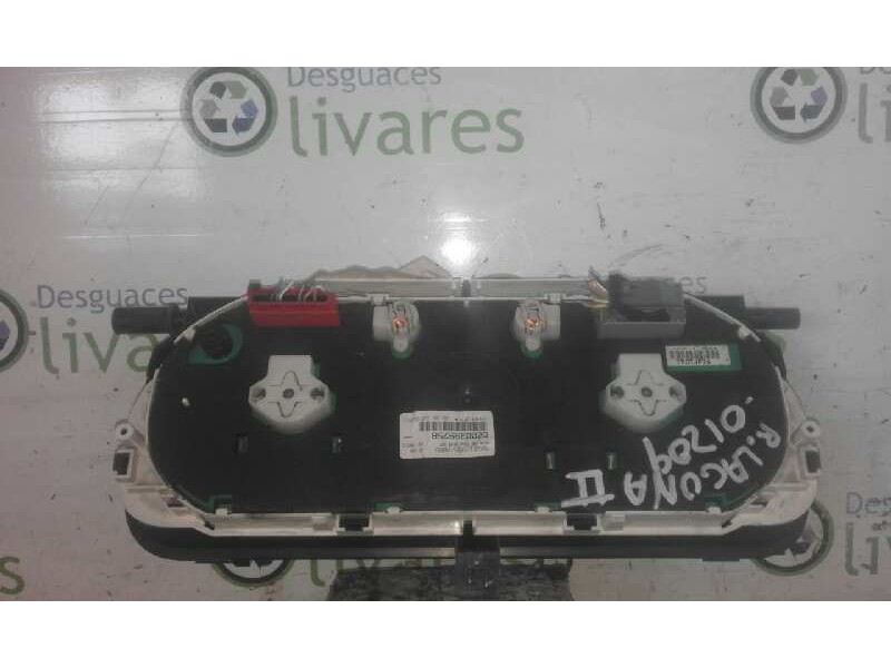 Recambio de cuadro instrumentos para renault laguna ii (bg0) authentique   |   11.01 - 12.05 | 2001 - 2005 | 101 cv / 74 kw refe