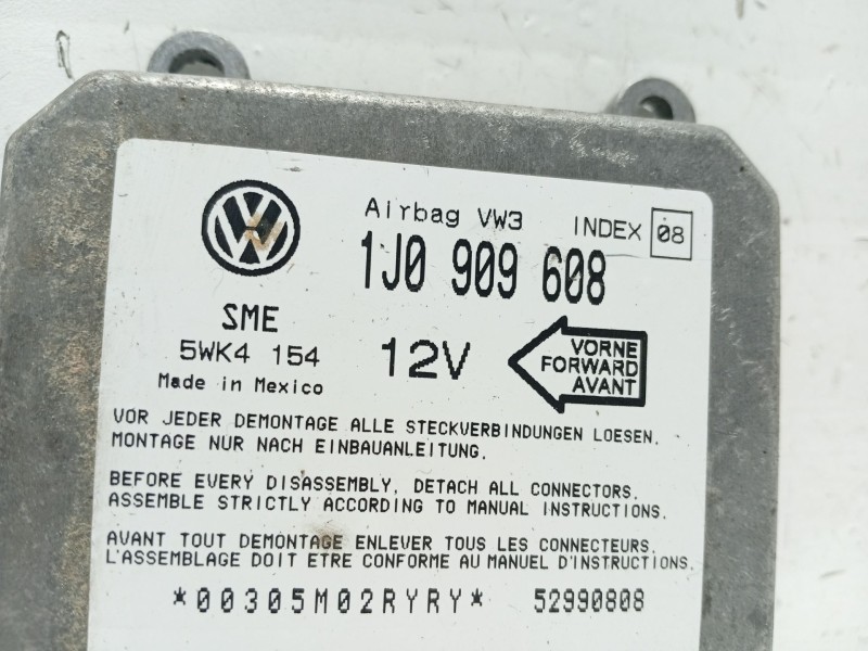 Recambio de centralita airbag para seat alhambra (7v8, 7v9) 1.9 tdi referencia OEM IAM   
