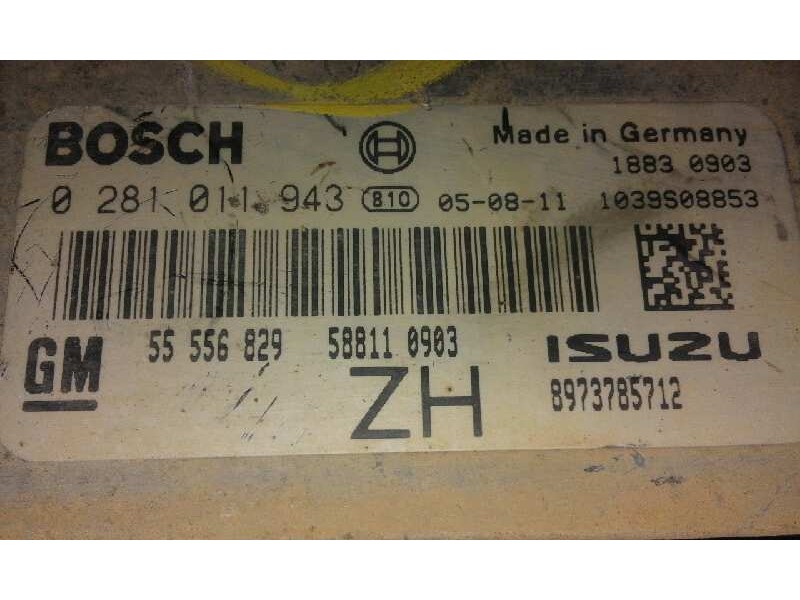 Recambio de centralita motor uce para opel astra h berlina enjoy   |   01.04 - 12.07 | 2004 - 2007 | 101 cv / 74 kw referencia O