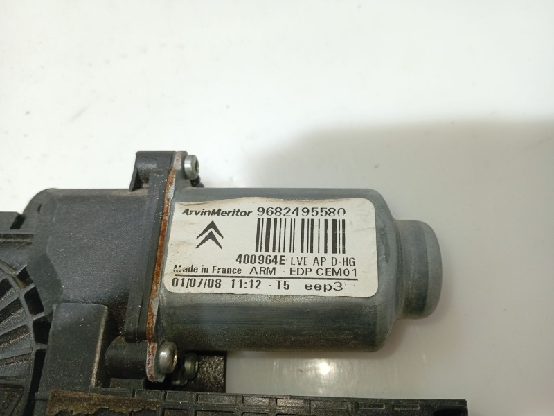 Recambio de motor elevalunas delantero derecho para citroën c4 picasso referencia OEM IAM 9222CX 9682495580 