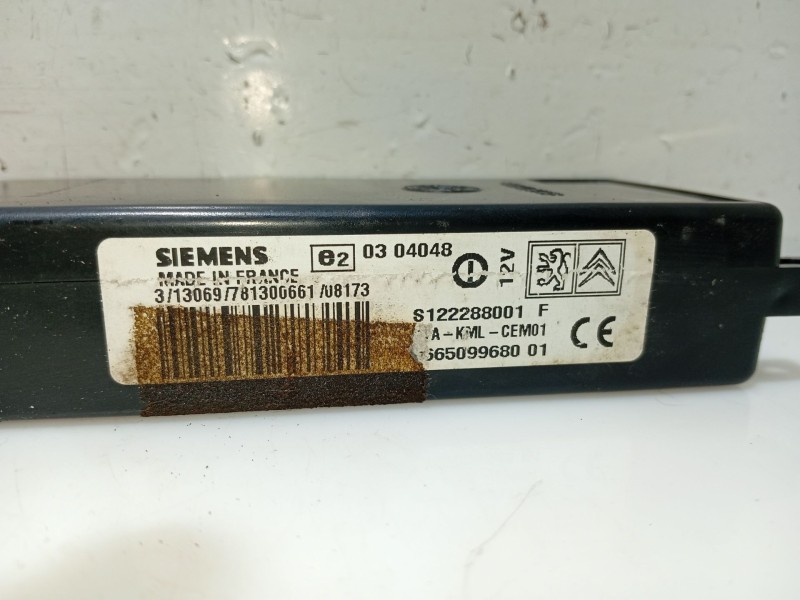 Recambio de modulo electronico para citroën c4 picasso referencia OEM IAM 9665099680  S122288001F