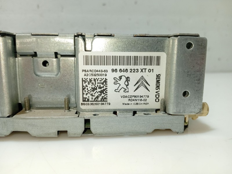 Recambio de sistema audio / radio cd para citroën c4 picasso referencia OEM IAM 96646223XT  A2C53250019