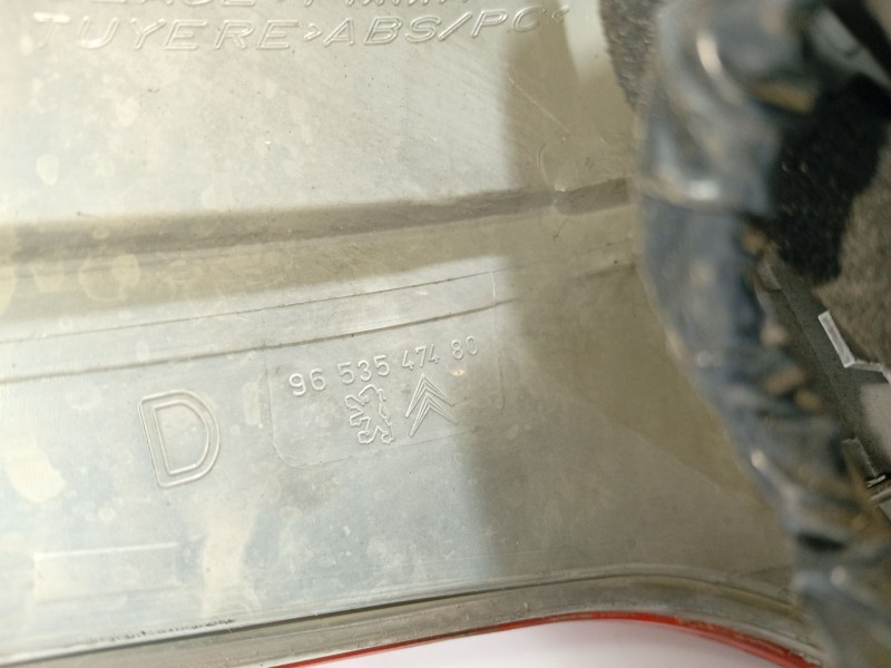 Recambio de piloto trasero derecho para citroën c4 picasso referencia OEM IAM 6351CA 9653547480 