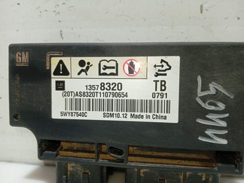 Recambio de centralita airbag para chevrolet aveo berlina hatchback 1.2 cat referencia OEM IAM 13578320  