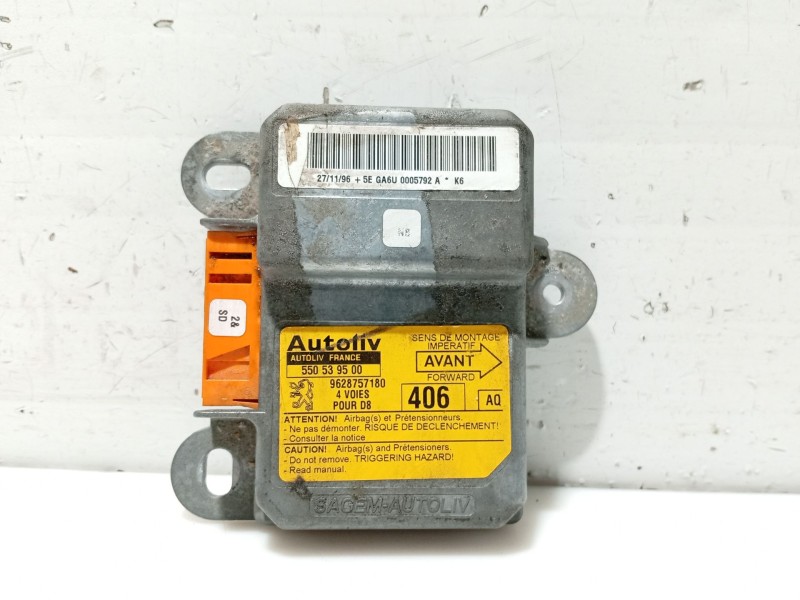 Recambio de centralita airbag para peugeot 406 berlina (s1/s2) referencia OEM IAM 9628757180  550539500