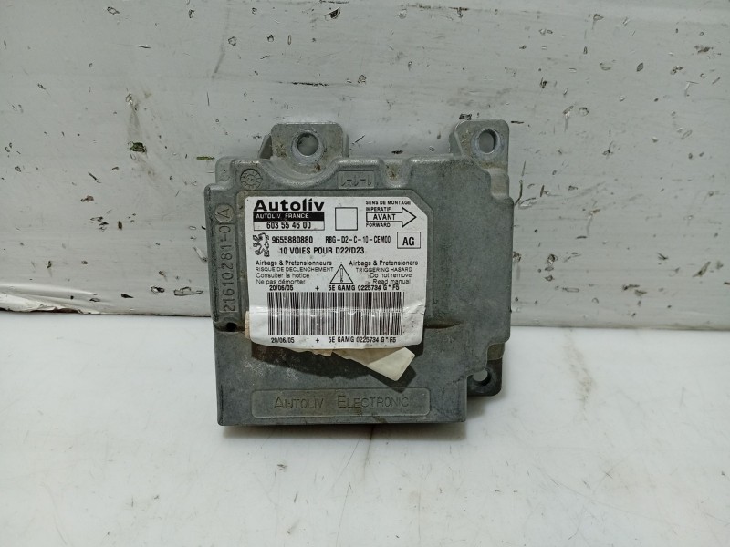 Recambio de centralita airbag para peugeot 407 (6d_) 1.8 (6d6fzb) referencia OEM IAM 9655880880  