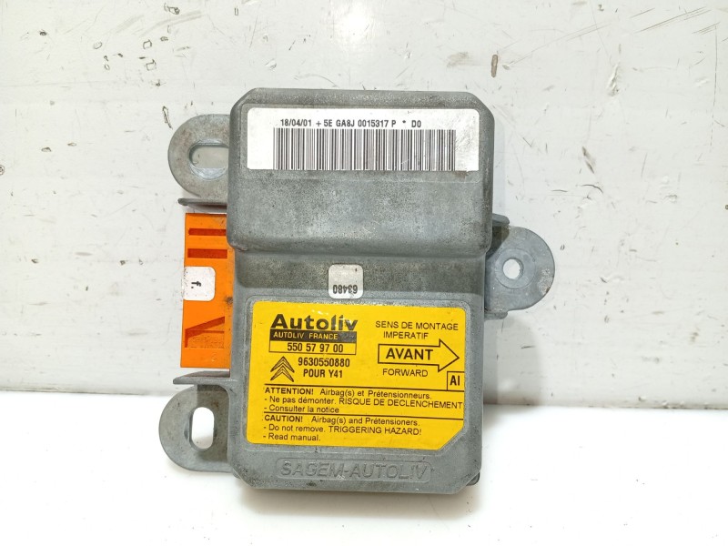 Recambio de centralita airbag para citroën xm berlina 2.1 turbodiesel referencia OEM IAM 9630550880  550579700