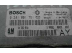 Recambio de centralita motor uce para opel zafira a elegance   |   02.99 - 12.00 | 1999 - 2000 | 82 cv / 60 kw referencia OEM IA 2