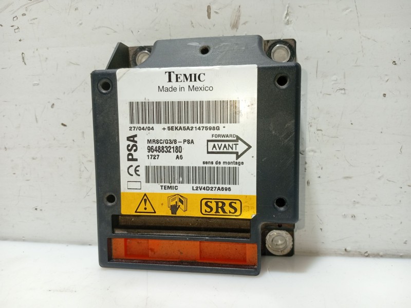 Recambio de centralita airbag para peugeot 607 (s1) básico referencia OEM IAM 9648832180  L2V4D27A696