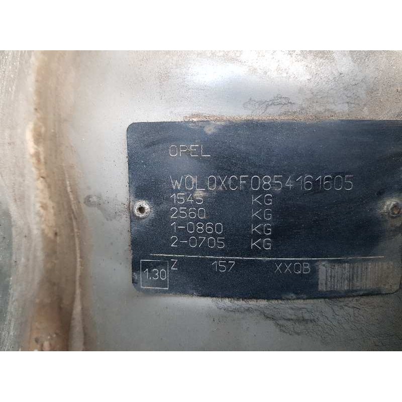 opel corsa c corsavan   |   08.03 - 12.07 | 2003 - 2007 | 69 cv / 51 kw del año 2003