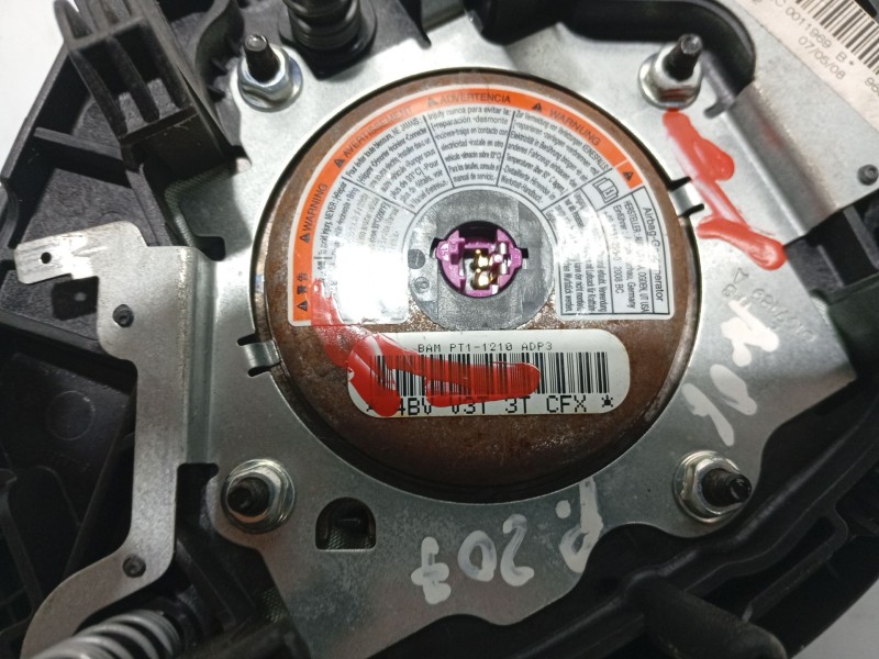 Recambio de airbag delantero izquierdo para peugeot 207 sw (wk_) 1.6 hdi referencia OEM IAM 96857294ZD  5AGB2C0011969