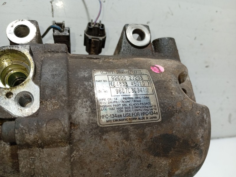 Recambio de compresor aire acondicionado para nissan primera (p11) 2.0 16v referencia OEM IAM 926002J203 8483345010 9607030941