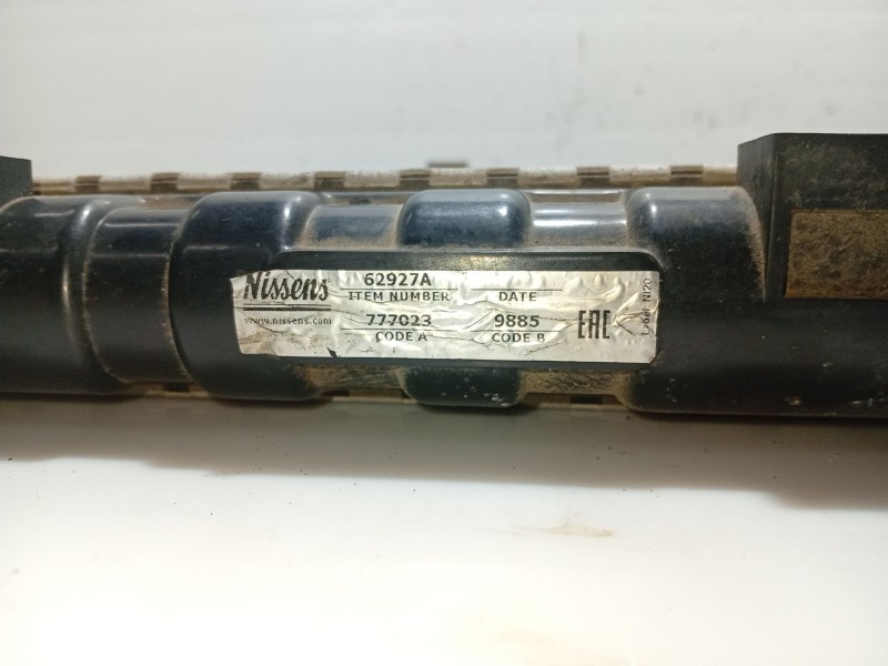 Recambio de radiador agua para nissan primera (p11) 2.0 16v referencia OEM IAM 214102F000 777023 62927A