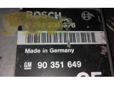 Recambio de centralita motor uce para  referencia OEM IAM 0261200378 90351649 GM 1769000158 2
