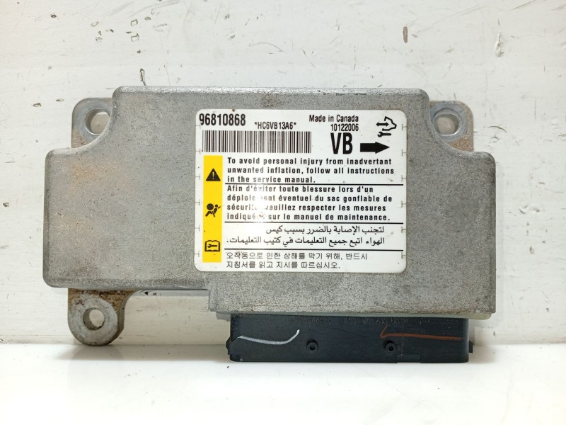 Recambio de centralita airbag para opel antara a (l07) 2.0 cdti referencia OEM IAM 96810868  