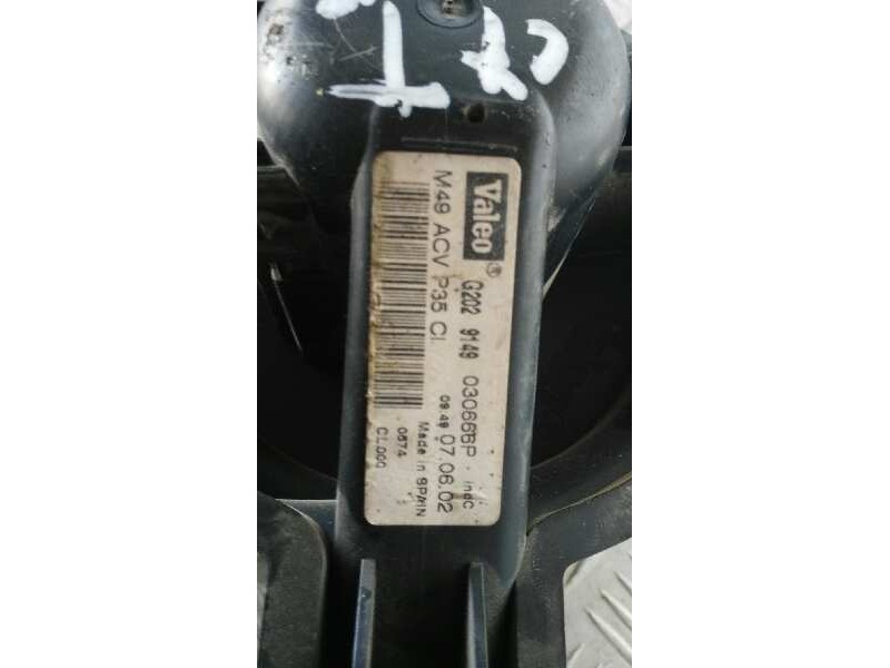 Recambio de ventilador calefaccion para citroen berlingo 1.9 600 d furg.   |   08.96 - 12.02 | 1996 - 2002 | 69 cv / 51 kw refer