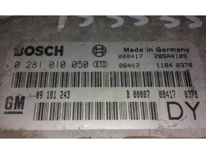 Recambio de centralita motor uce para  referencia OEM IAM 0281010050 28SA4109 1184078