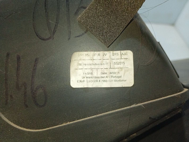 Recambio de guantera para volkswagen polo v (6r1, 6c1) 1.4 (6r1) referencia OEM IAM 6R1857101M82V  