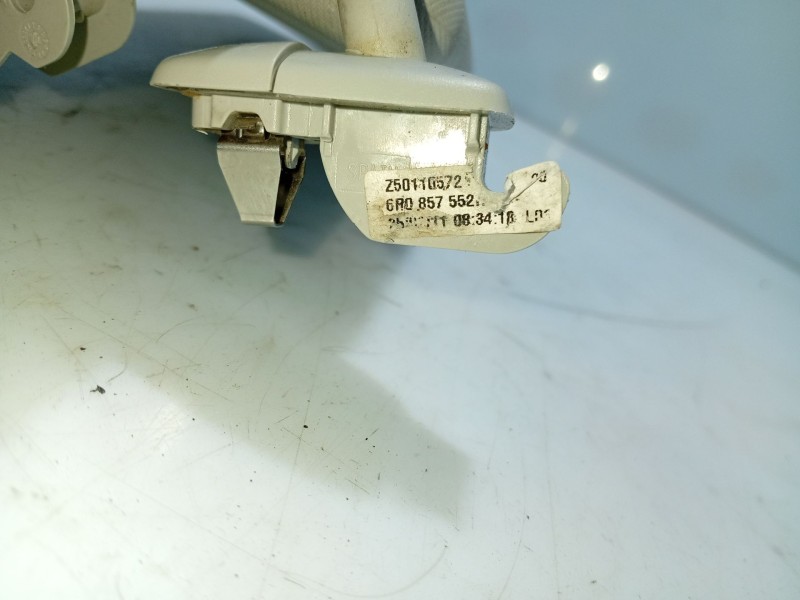 Recambio de parasol derecho para volkswagen polo v (6r1, 6c1) 1.4 (6r1) referencia OEM IAM 6R0857552AL2F4  