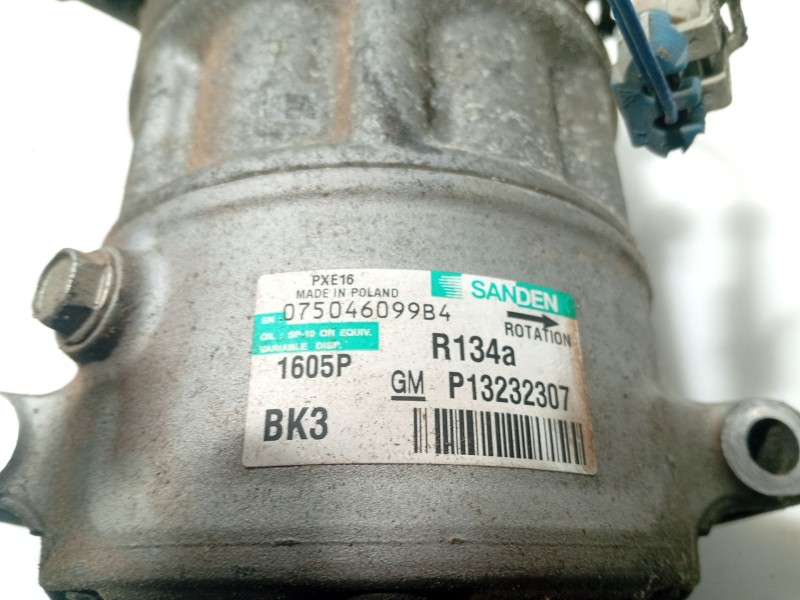 Recambio de compresor aire acondicionado para opel insignia berlina referencia OEM IAM 13262839 4855306104 1605P