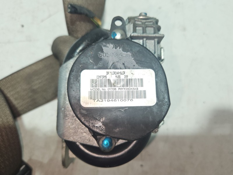 Recambio de cinturon seguridad delantero derecho para dodge caliber 2.0 crd referencia OEM IAM 605924800B  