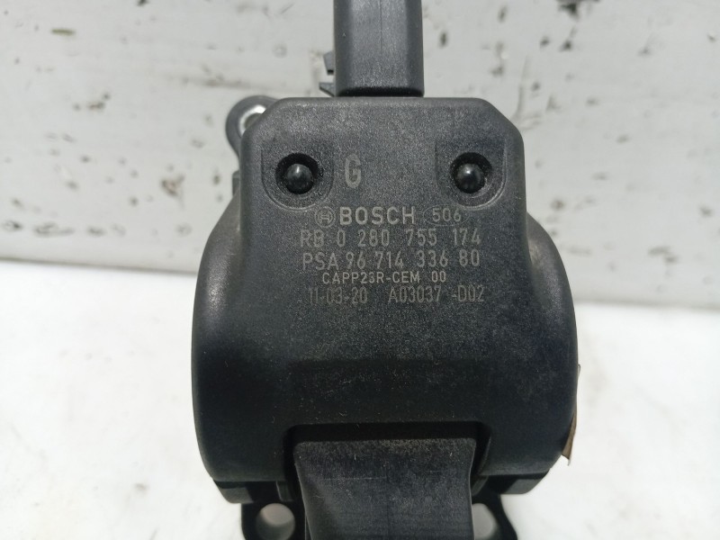 Recambio de potenciometro pedal para peugeot 207 sw (wk_) 1.6 hdi referencia OEM IAM 9671433680 0280755174 