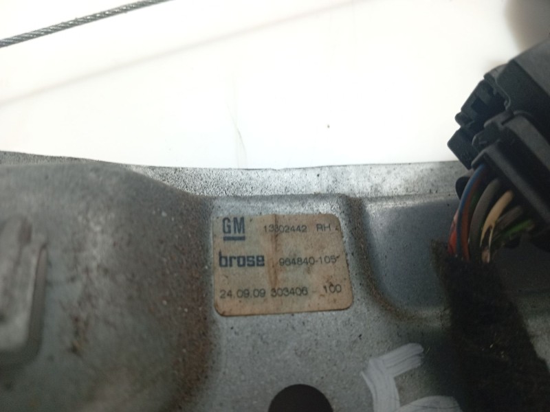 Recambio de elevalunas trasero derecho para opel insignia berlina referencia OEM IAM 20952724 13302442 910280