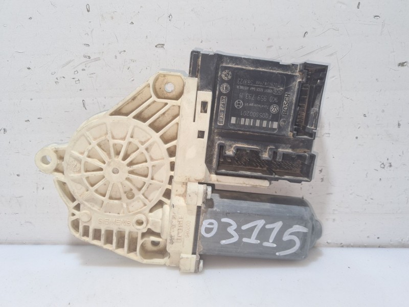 Recambio de motor elevalunas delantero izquierdo para seat leon (1p1) referencia OEM IAM 1K0959793H  F005S00201