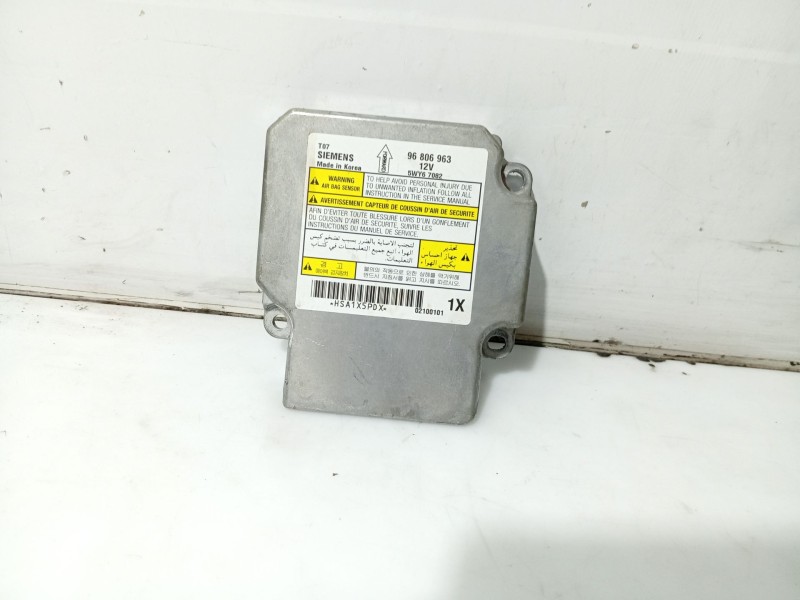Recambio de centralita airbag para chevrolet aveo / kalos hatchback (t250, t255) 1.2 referencia OEM IAM 96806963  