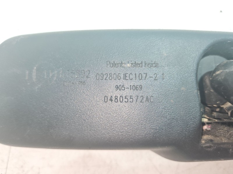 Recambio de espejo retrovisor interior para dodge caliber 2.0 crd referencia OEM IAM 04805572AC  