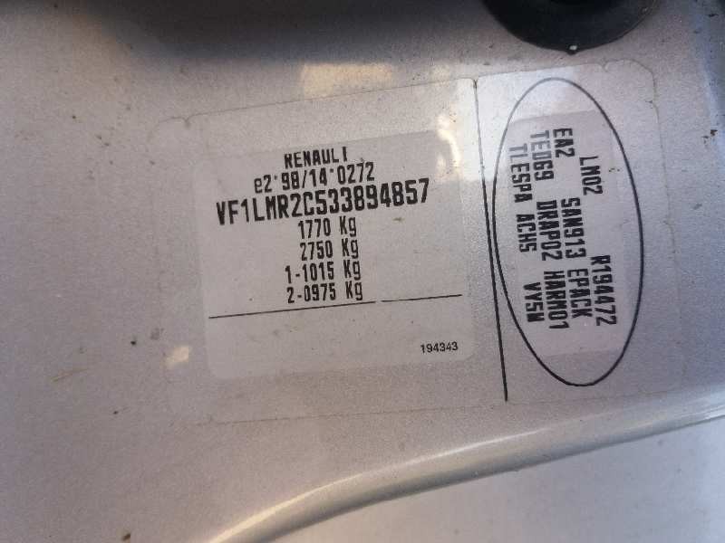 renault megane ii berlina 5p 1.5 dci diesel   |   0.02 - 0.09 | 2002 - 2009 | 101 cv / 74 kw del año 2002