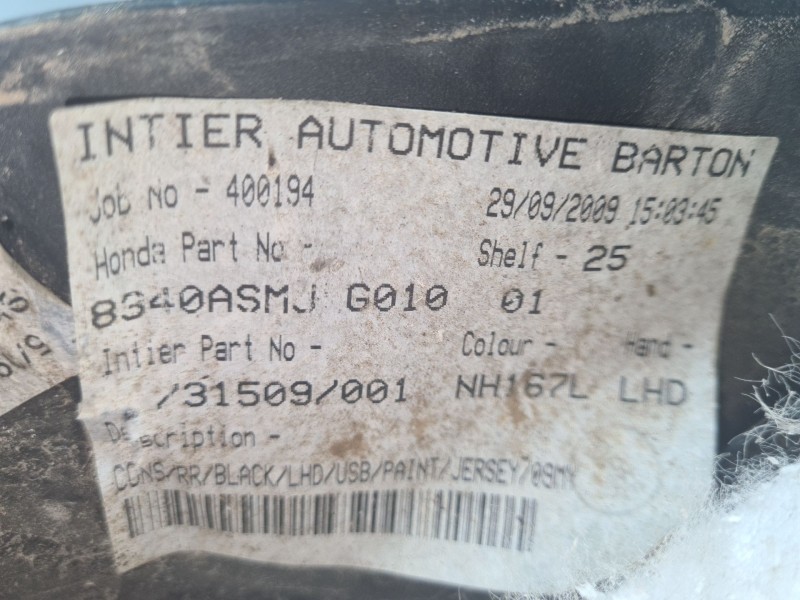 Recambio de consola central para honda civic berlina (fn) 2.2 ctdi referencia OEM IAM 9340ASMGG021  