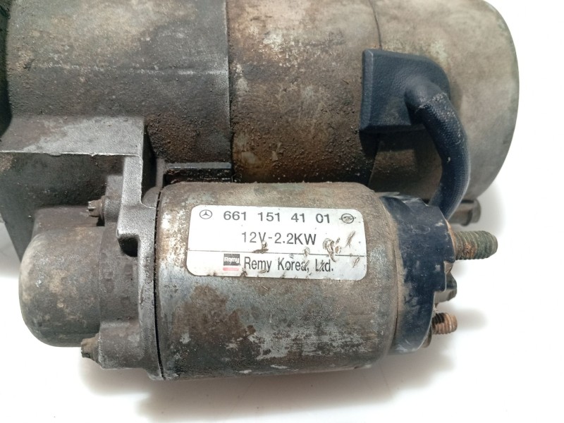 Recambio de motor arranque para ssangyong kyron 200 xdi limited referencia OEM IAM 6611514101  